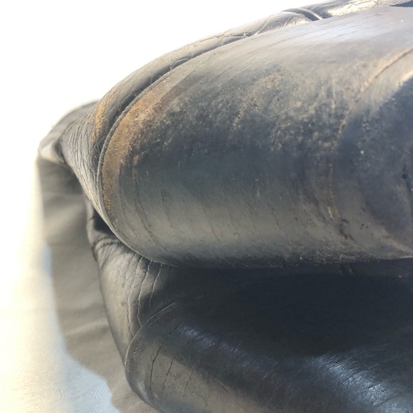 Siete Legas Cowboy Western Boots made in Mexico Leather Men’s Size 9 Black - Picture 7 of 16